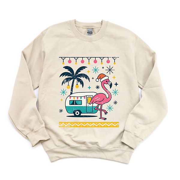 

Свитшот женский Ugly sweater flamingo Simply Sage Market, Dust, Зеленый, Свитшот женский Ugly sweater flamingo Simply Sage Market, Dust