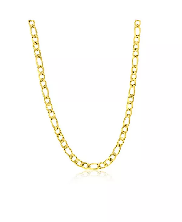 

Нержавеющая сталь, цепочка Фигаро 4 мм Metallo, gold