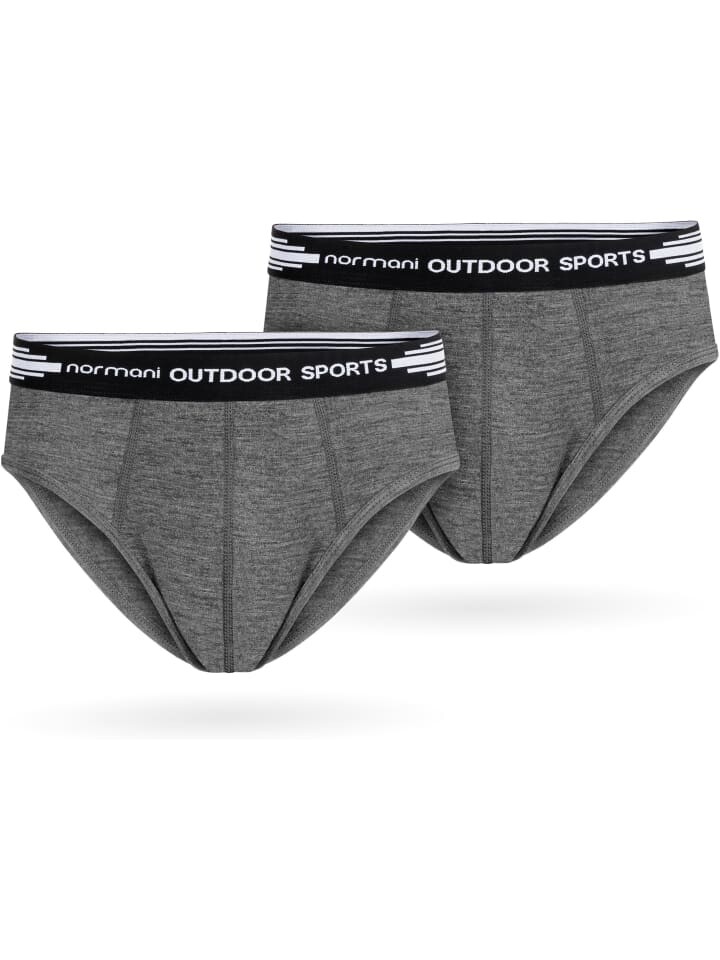 

Трусы Normani Outdoor Sports 2er Pack Herren Merino Slip, цвет Wollweiß