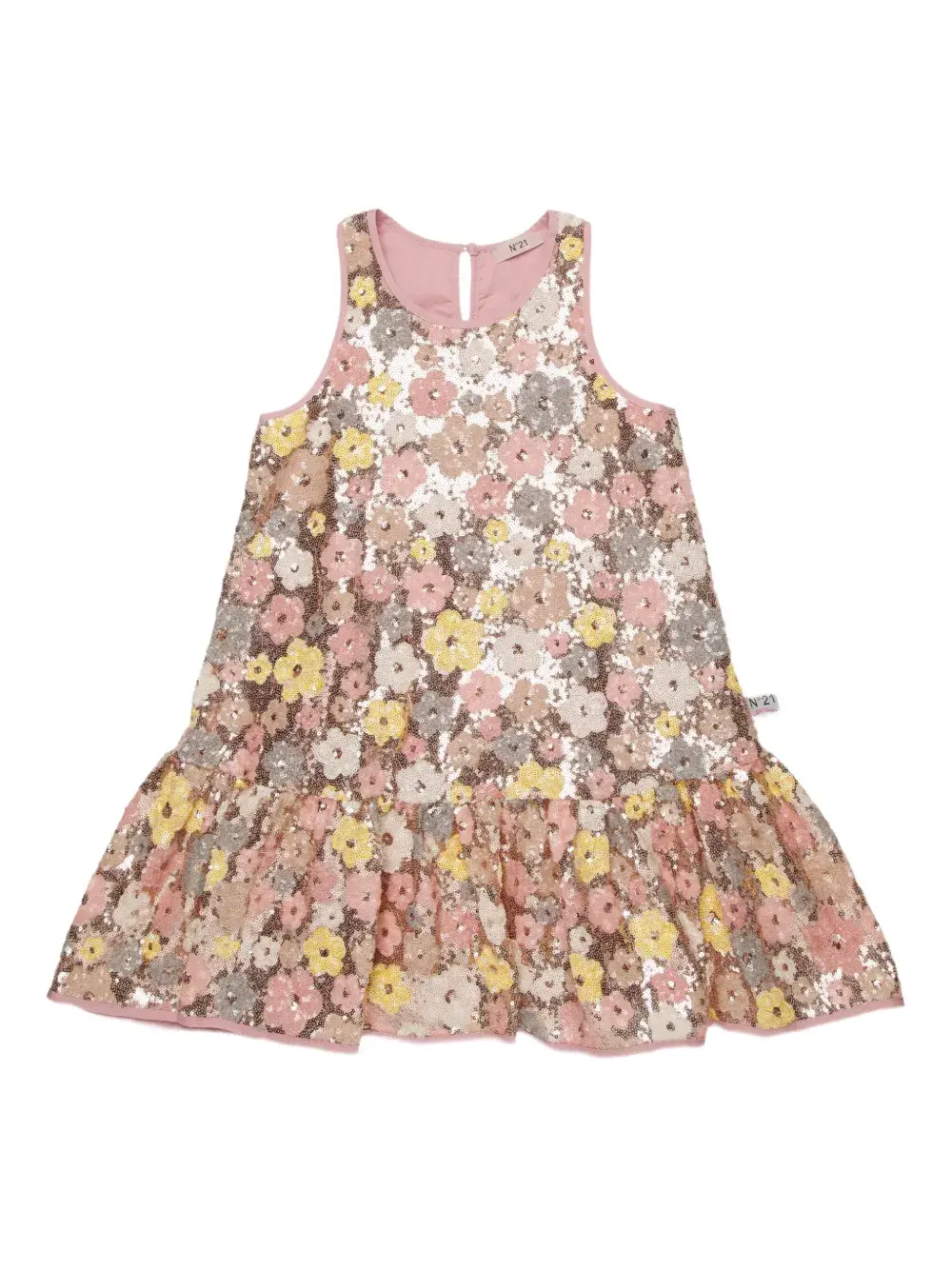 

Платье с пайетками Nº21 Kids, розовый