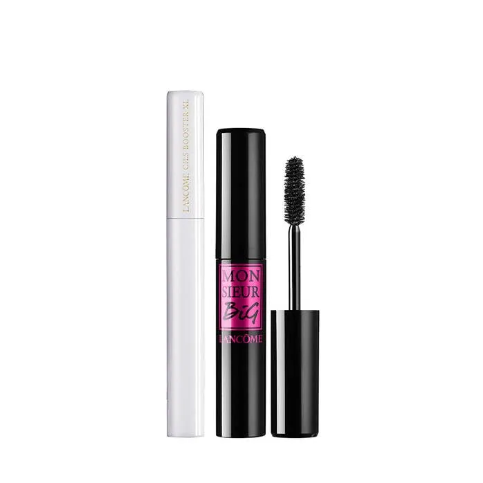Набор Lancôme Cils Booster XL Mascara Primer & Monsieur Big Volumizing Black Mascara Duo - для создания эффекта накладных ресниц и придания им объема в дорожном формате., Black