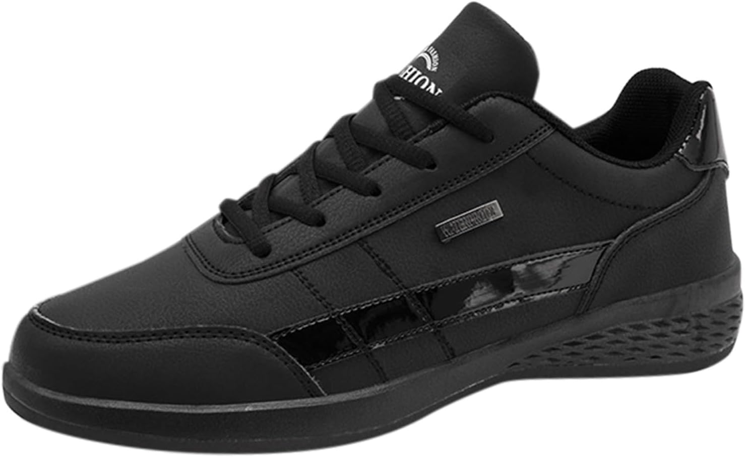 

Мужские кроссовки для бега, противоскользящие, дышащие, легкие, модные, слипоны, для спорта, прогулок, тренажерного зала и работы Generic, черный