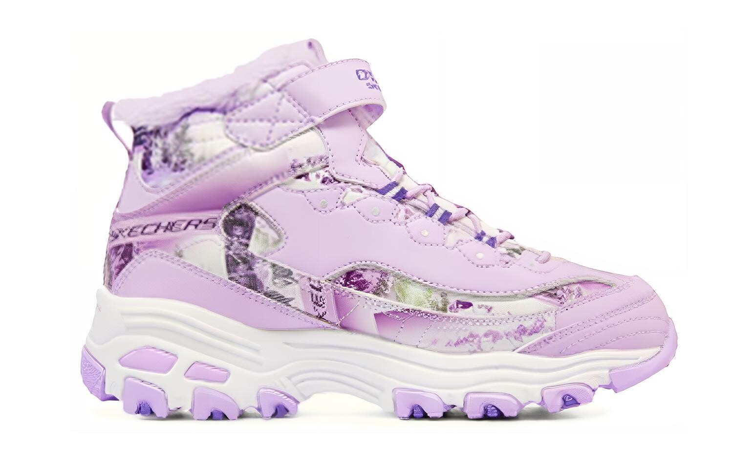 Кроссовки Skechers Kids Lifestyle Shoes GS Mid-top Purple/White — фото 2