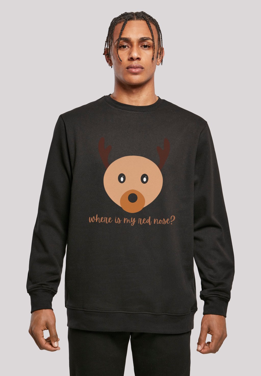 

Толстовка RED NOSE WEIHNACHTEN F4NT4STIC, черный