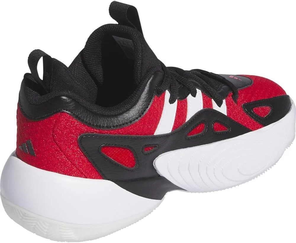 Кроссовки Adidas Unisex Trae Young Unlimited 2 Low Trainers Basketball-Schuhe, белый/черный/ярко-красный — фото 3