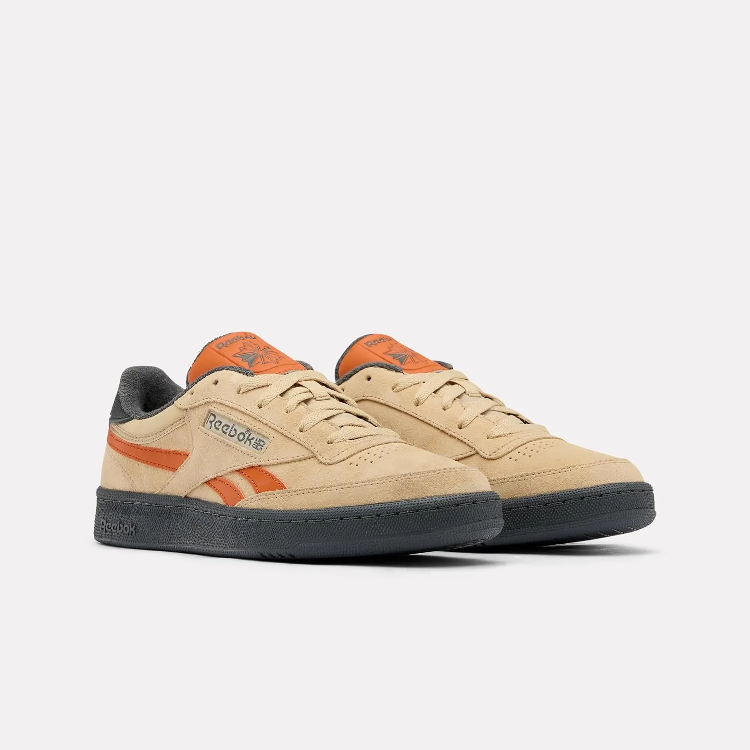 Кроссовки Reebok Unisex Club C Revenge Vintage, оранжевый/серый/бежевый — фото 4