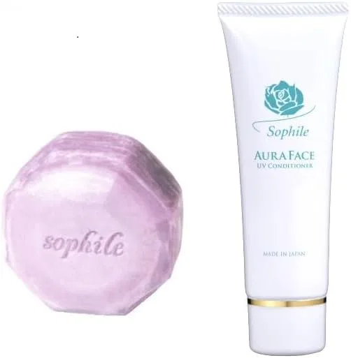 Набор для ухода за кожей UV Conditioner и Night Soap Sophile, 50 г + 110 г