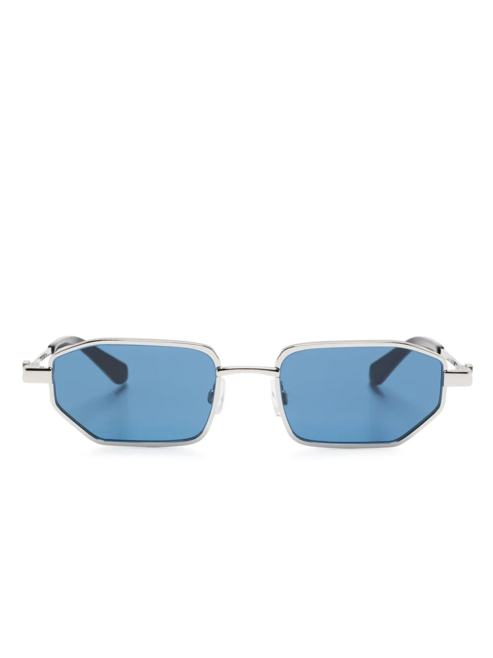 

Солнцезащитные очки в прямоугольной оправе Off-White Eyewear, серебряный
