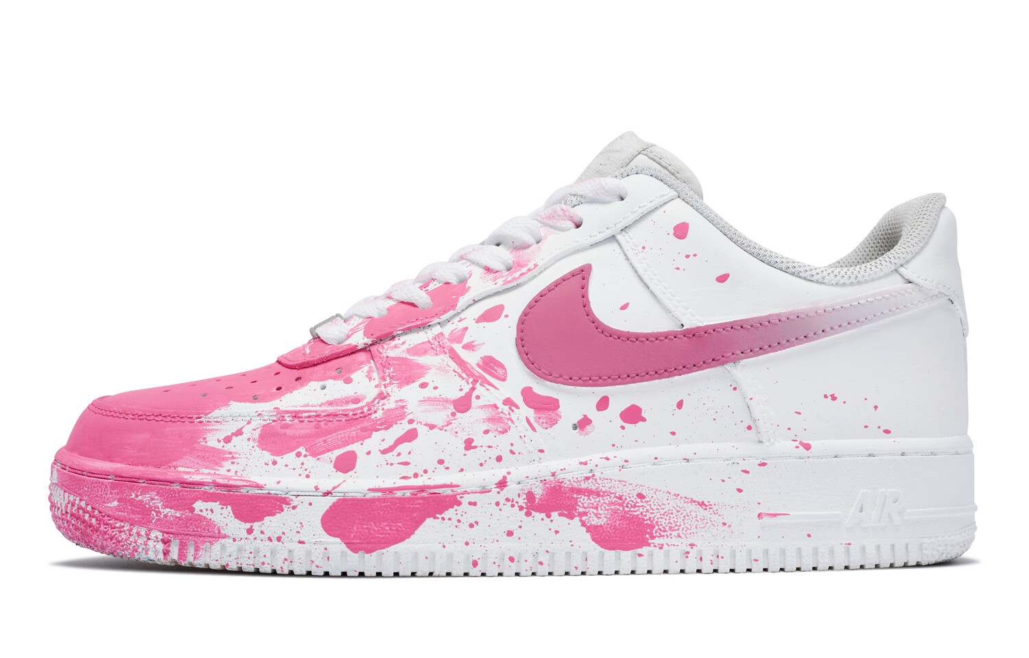 

Кроссовки Nike Air Force 1 Skateboarding Shoes Men Low-top Pink/white, белый