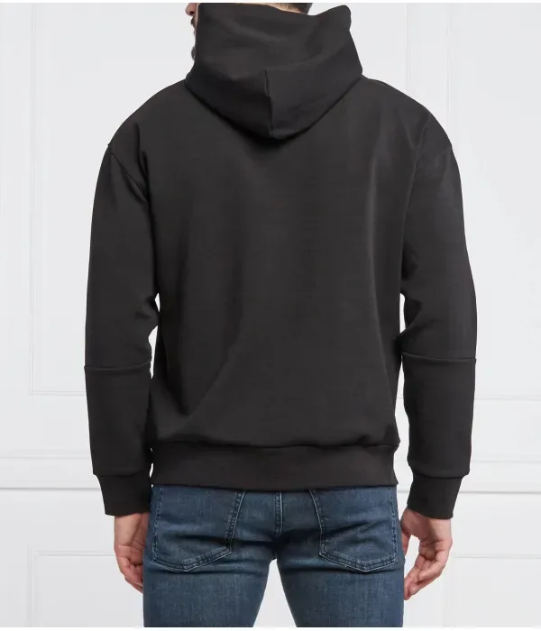 Толстовка relaxed fit Calvin Klein, черный — фото 4