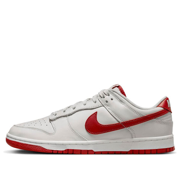 

Кроссовки dunk low 'vast grey varsity red' Nike, серый