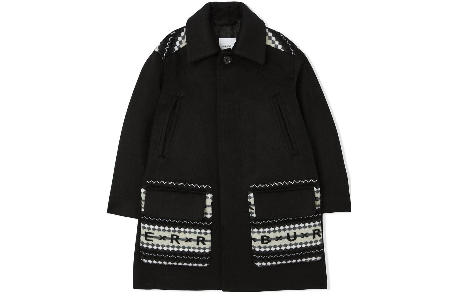 

Детское пальто Burberry, цвет Black