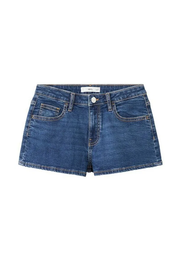 Подростковые джинсовые шорты Mango Kids, Dark Blue — фото 4