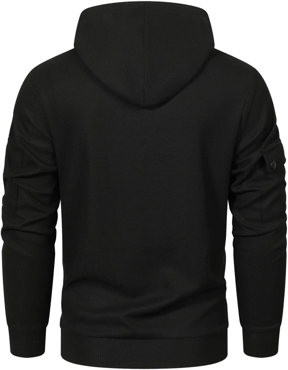 Куртка-толстовка Quarter Zip Tactical для мужчин Big and Tall с капюшоном и карманами — фото 4