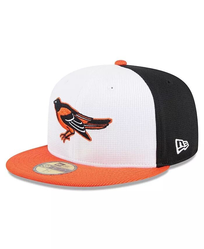 

Мужская белая кепка Baltimore Orioles 2024 Batting Practice 59FIFTY Fitted New Era