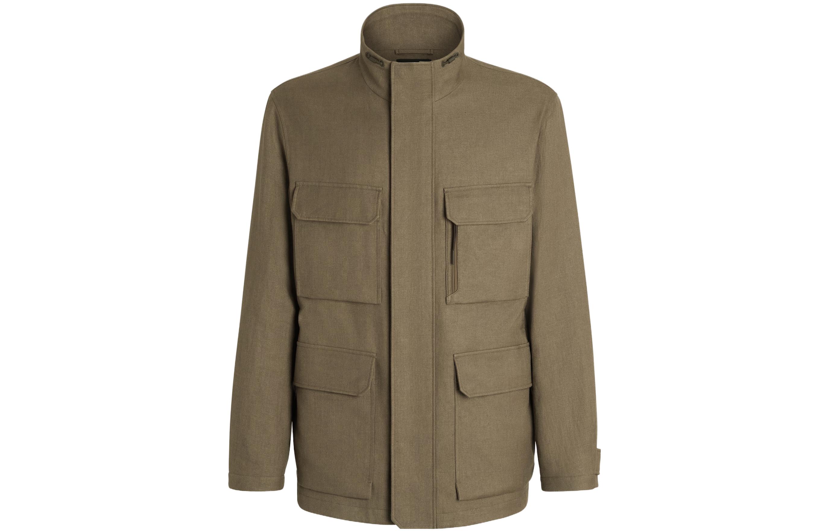 

Куртка Zegna FW23 для мужчин Ermenegildo Zegna, светло-коричневый