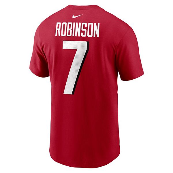 Футболка с именем и номером игрока Bijan Robinson Atlanta Falcons Nike — фото 4