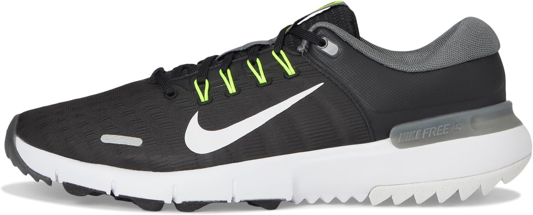 Кроссовки Nike Men's Golf Next Nature, Black/White/Oron Grey/Volt — фото 4