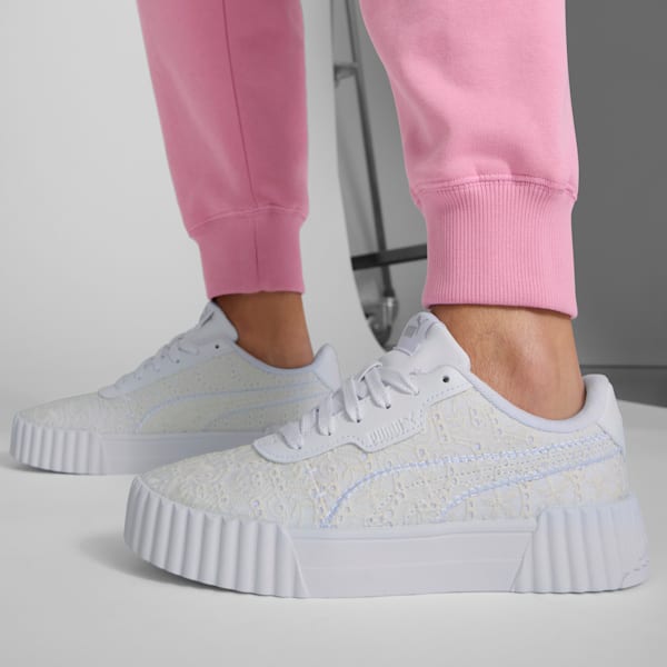 Женские кроссовки Carina 3.0 Lace Puma, белый — фото 2