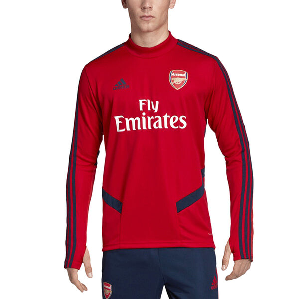 Толстовка adidas AFC TR TOP Arsenal Soccer/Football Training Sports Round Neck Pullover Red, красный — фото 3