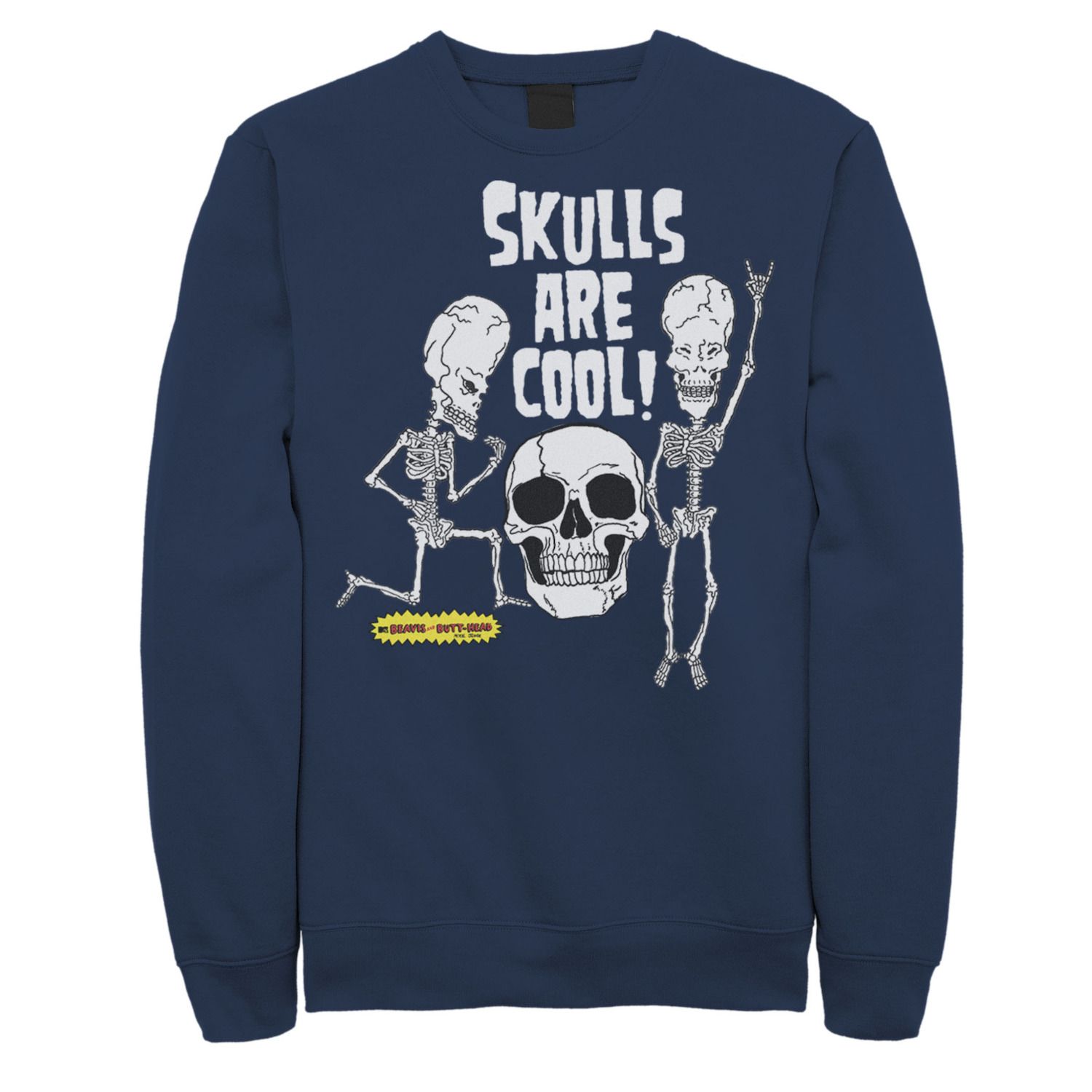 

Мужской свитшот Бивис и Батт-Хед "Skulls Are Cool" Licensed Character, синий