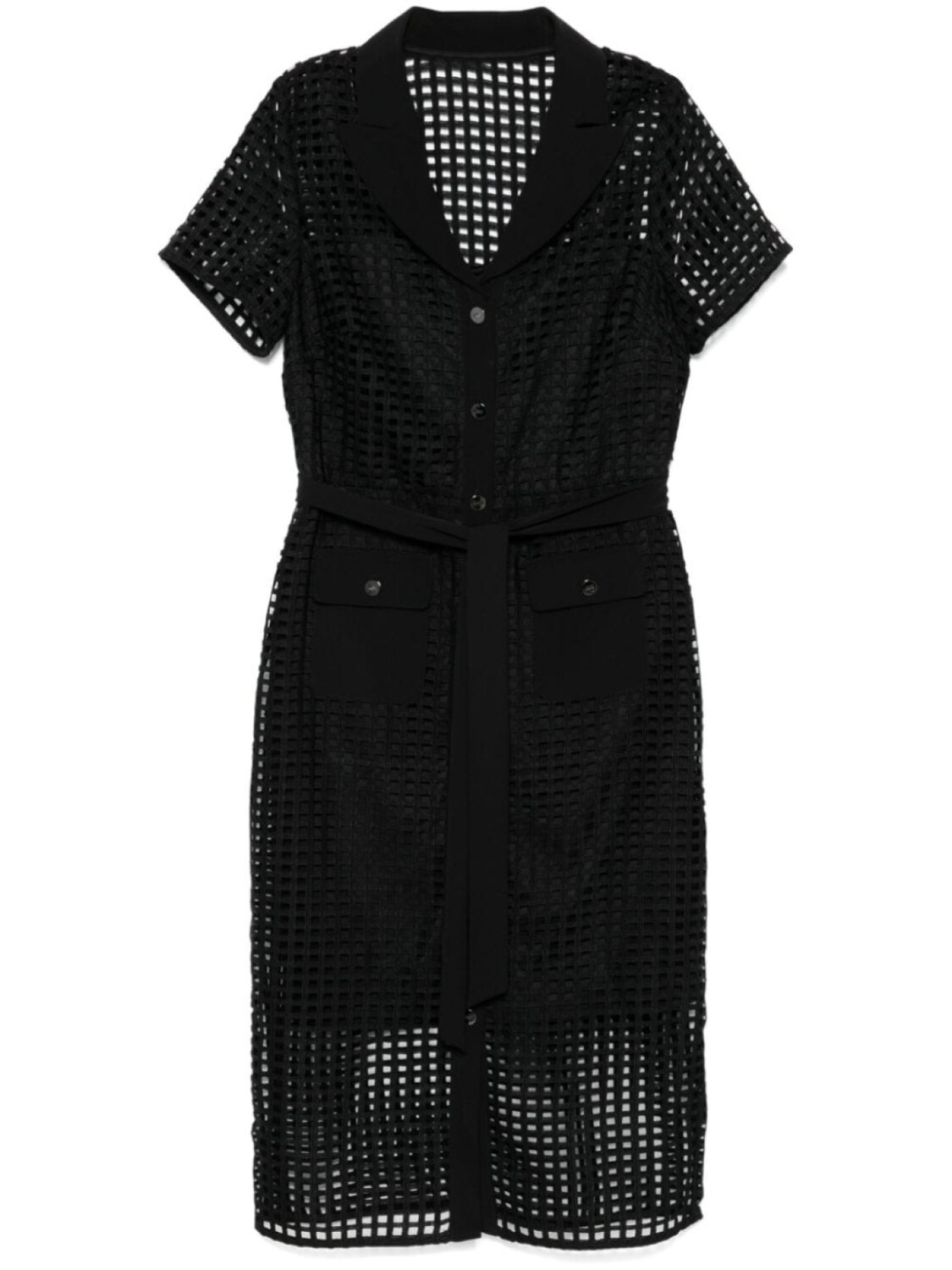 

DKNY платье миди в клетку, черный