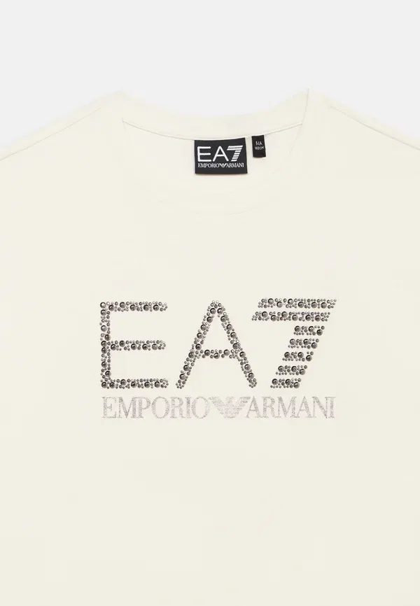 Футболка принтованная Ea7 Emporio Armani, мистический синий — фото 4