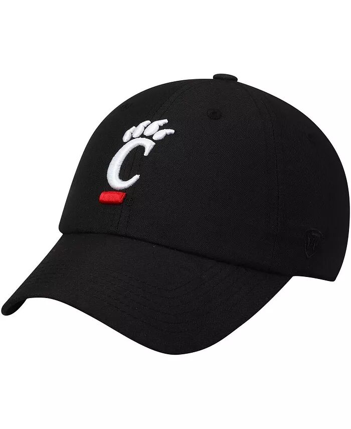 

Мужская черная регулируемая шляпа с логотипом Cincinnati Bearcats Primary Top Of The World, черный