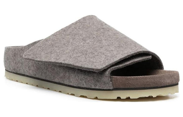 Тапочки x fear of god los feliz felt wool felt sandals 'ash' Birkenstock, серый — фото 2