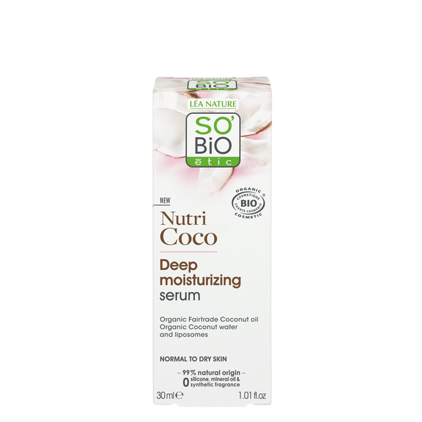 

Глубоко увлажняющая сыворотка для лица, 30 мл So'Bio Etic Nutri coco