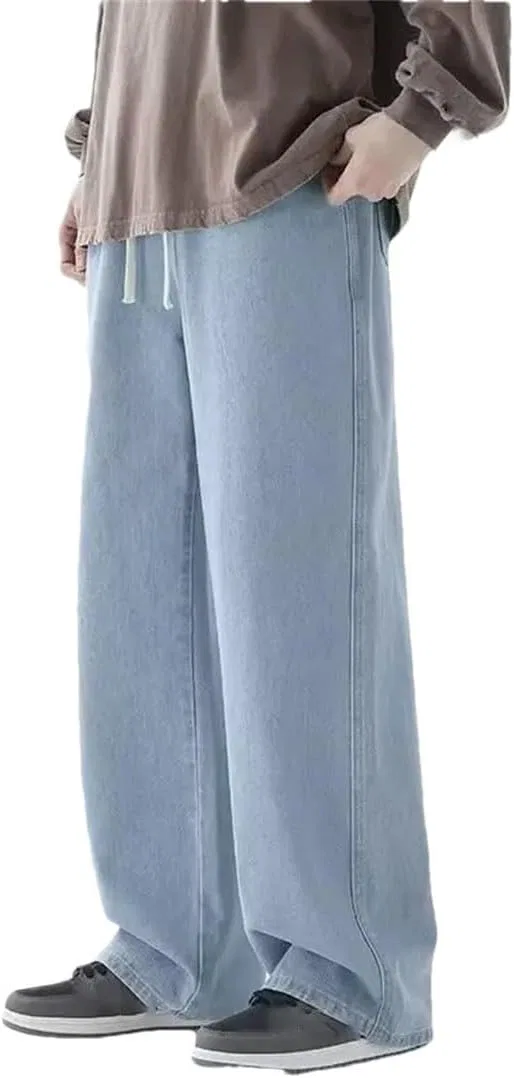 Джинсы прямые широкие, Denim Pants, 68595