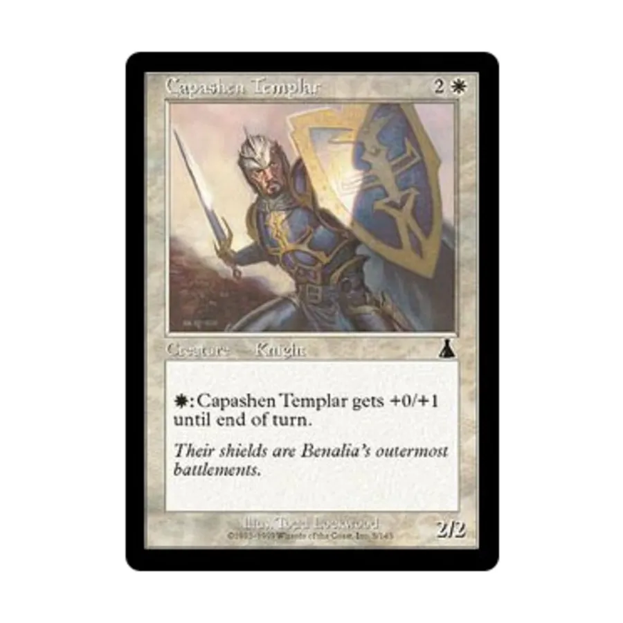 

CCG Капашенский тамплиер (К), MTG - Urza's Destiny