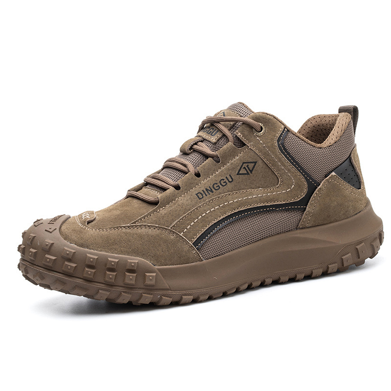 

Кроссовки Safety & Protective Shoes Men's Low top DINGGU, Brown All-Season