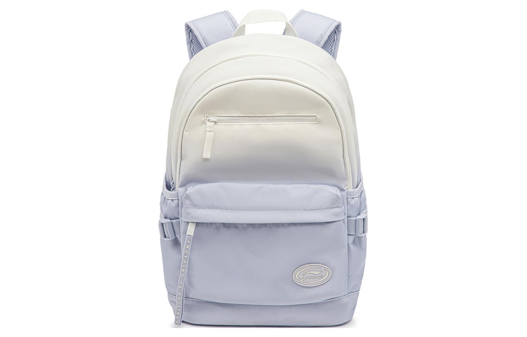 

LINING Спортивный рюкзак унисекс из полиэстера с сине-фиолетовым градиентом, Blue Purple Gradient