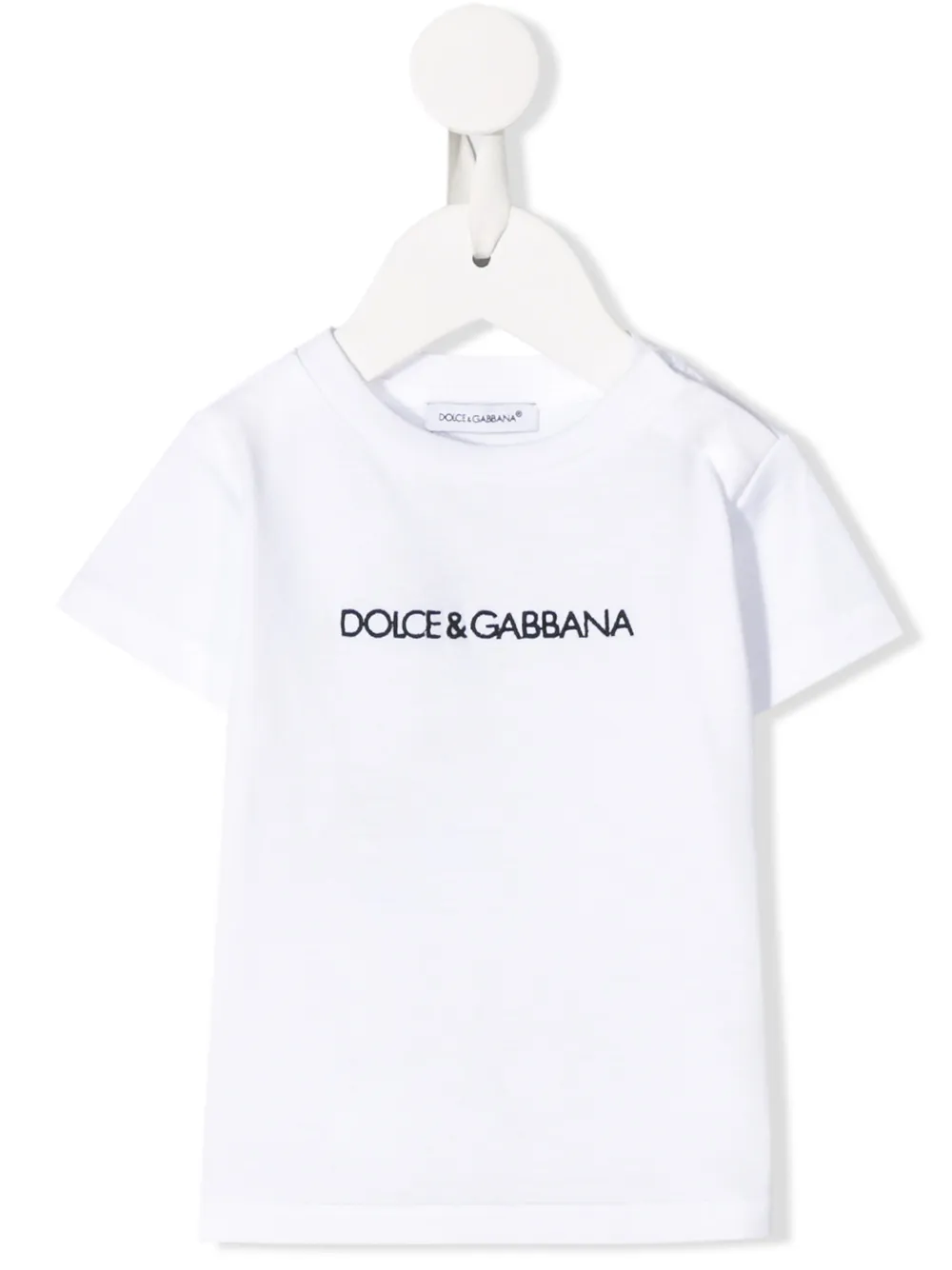 

Футболка с логотипом Dolce & Gabbana Kids, белый