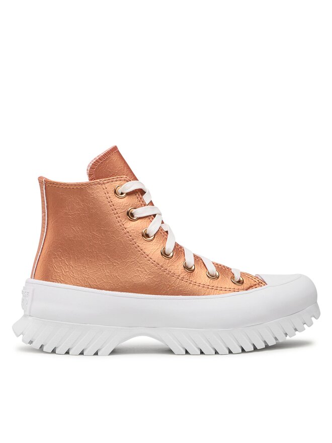 Ботильоны на плоской подошве Converse, оранжевый