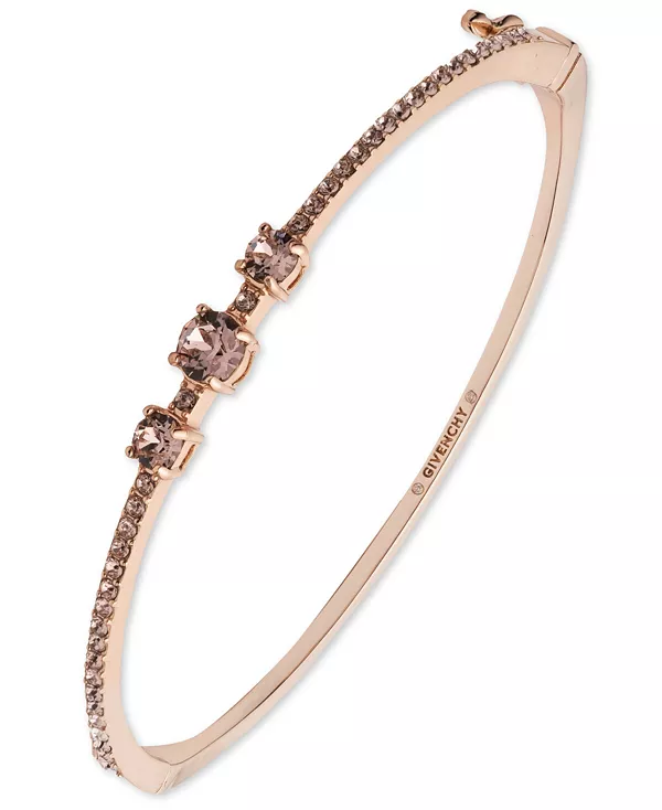 

Браслет из шелка с кристаллами и золотым оттенком Givenchy, paspink