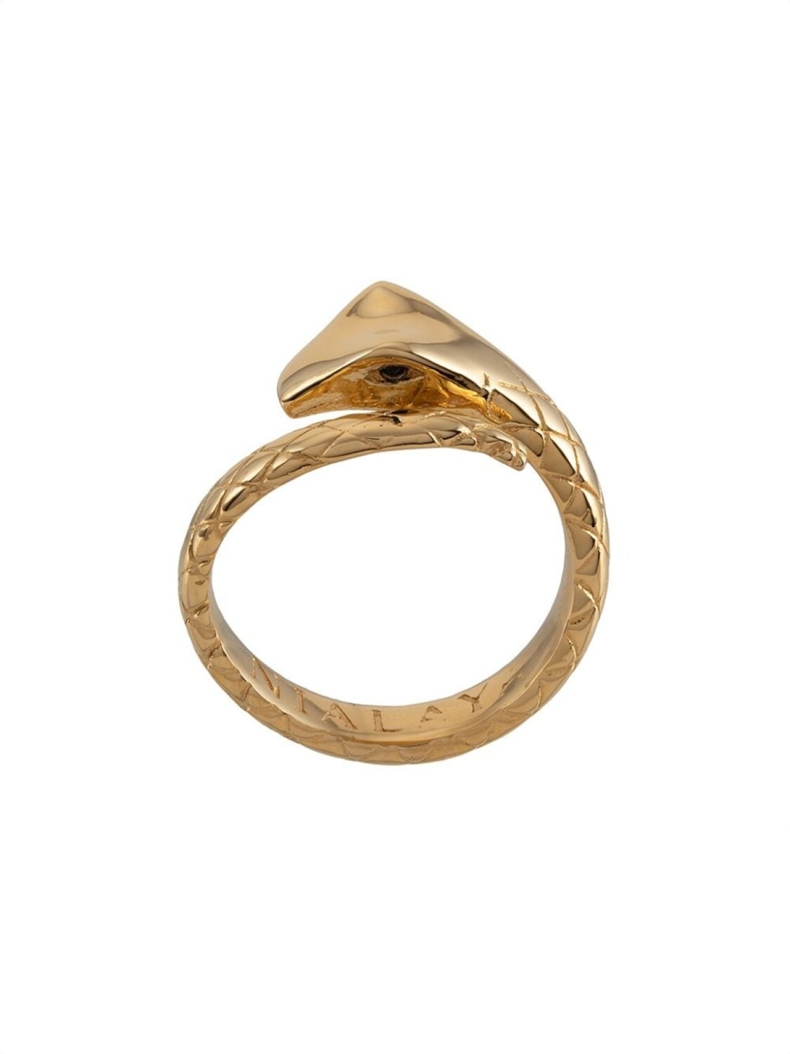 

Витое позолоченное кольцо Nialaya Jewelry, золотой