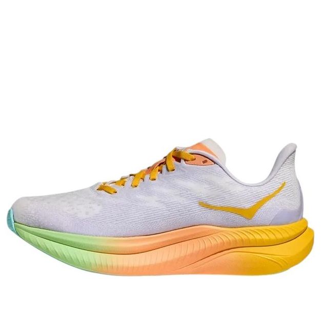 Кроссовки (WMNS) HOKA ONE ONE Mach 6 'Frost Starlight Glow', желтый — фото 2