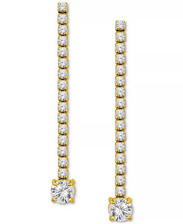 

Серьги-Подвески с кубическим цирконием, эксклюзивно в Macy's Giani Bernini, gold