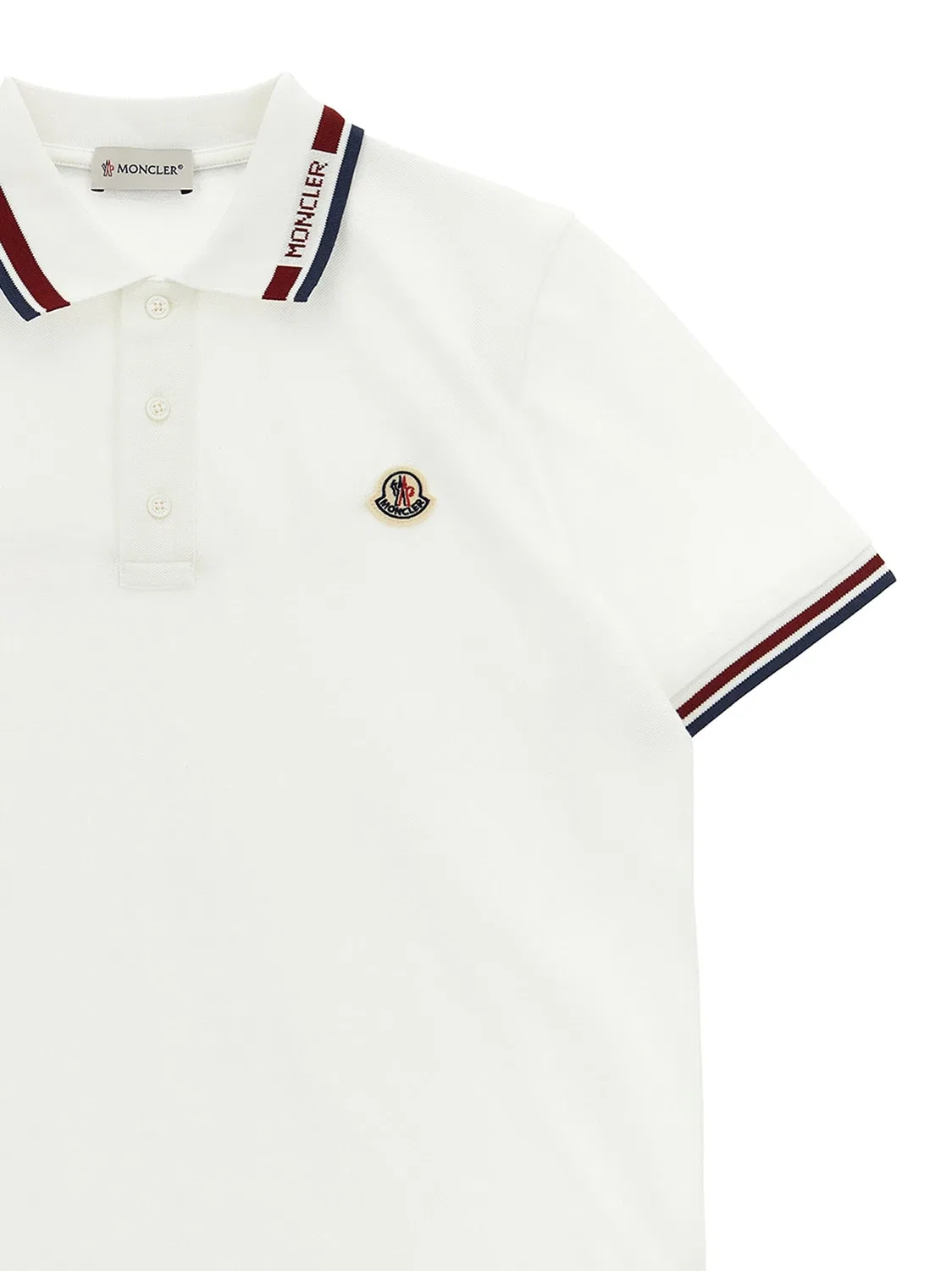 Комплект поло + шорты-бермуды из хлопка Moncler Enfant, мультиколор — фото 2