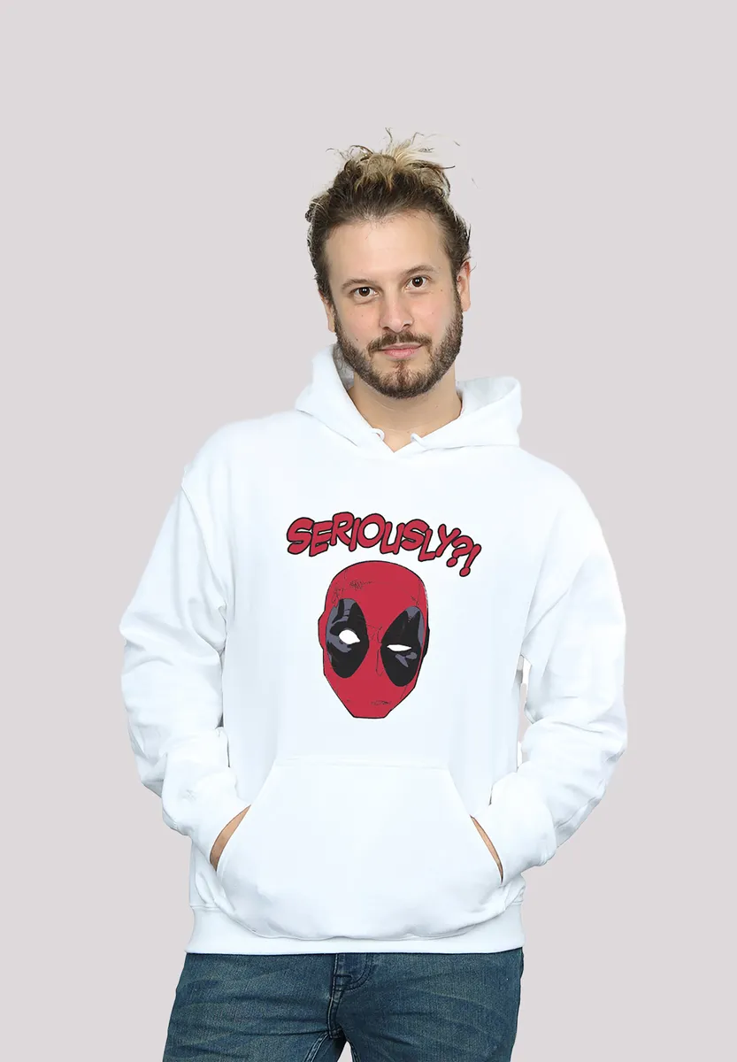 

Толстовка F4NT4STIC "Marvel Deadpool Seriously", принт, белый