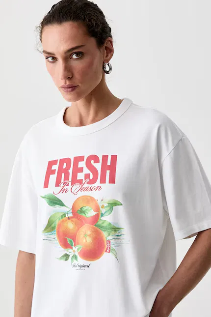 Футболка с коротким рукавом джеты Levi's, белый — фото 4