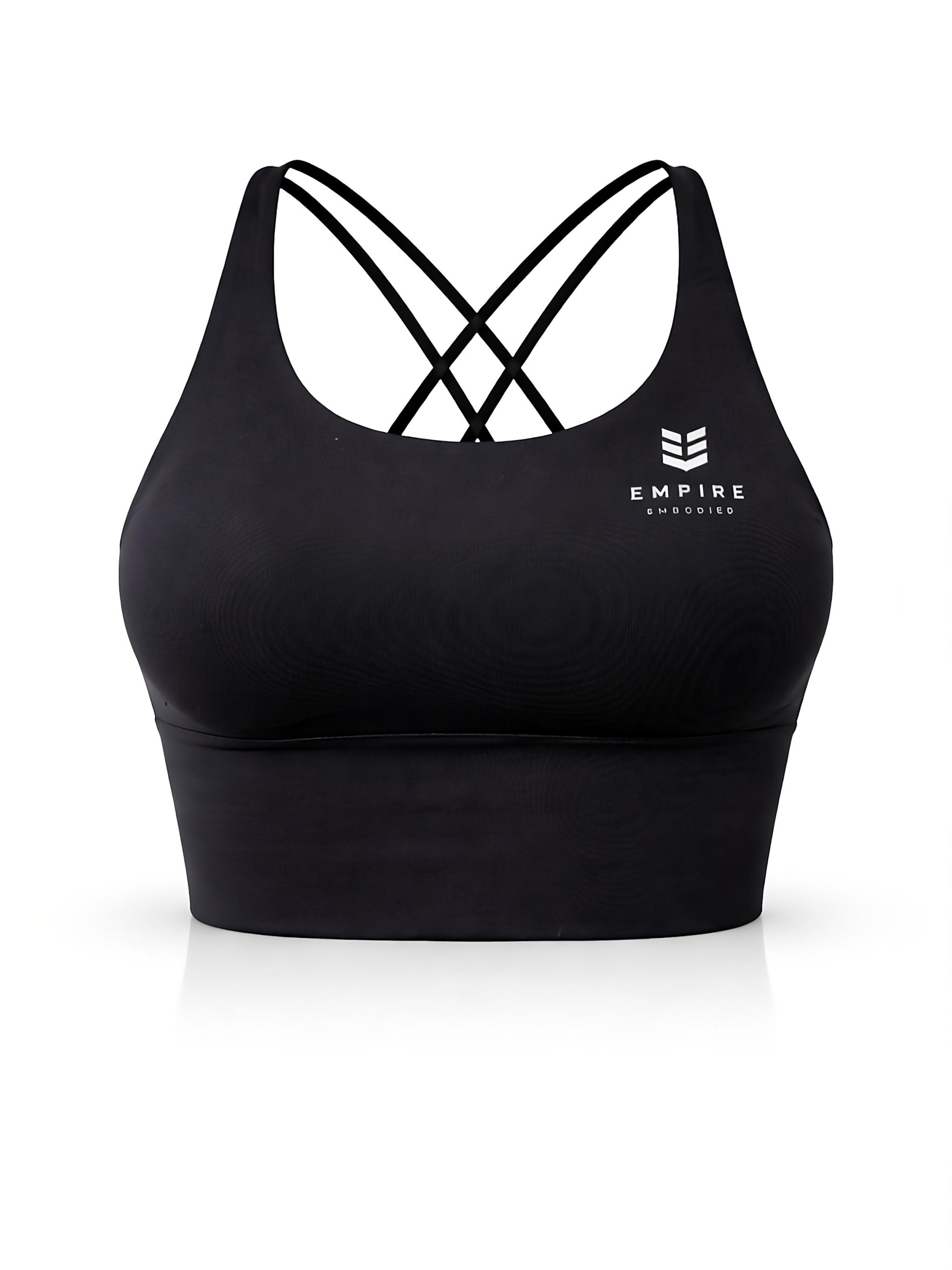 

Empire Embodied Спортивный бюстгальтер Medium Support 'Sport-BH Aphrodite Schwarz' в черном цвете