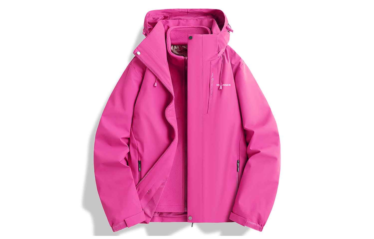 

Mulinsen Женская куртка абрикосовая, Rose Red (3-in-1, with Liner)