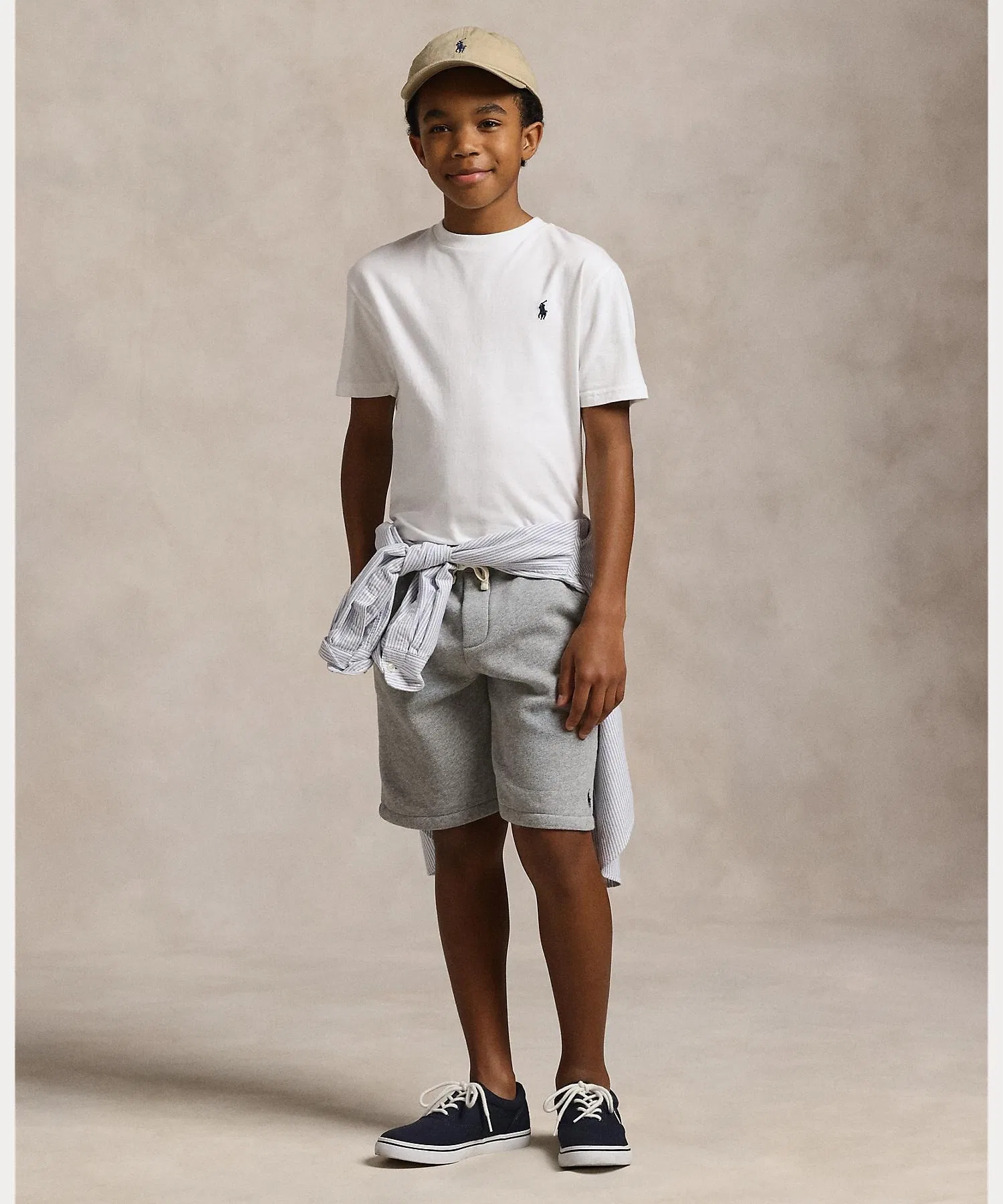 Детская футболка Polo Ralph Lauren с круглым вырезом — фото 4