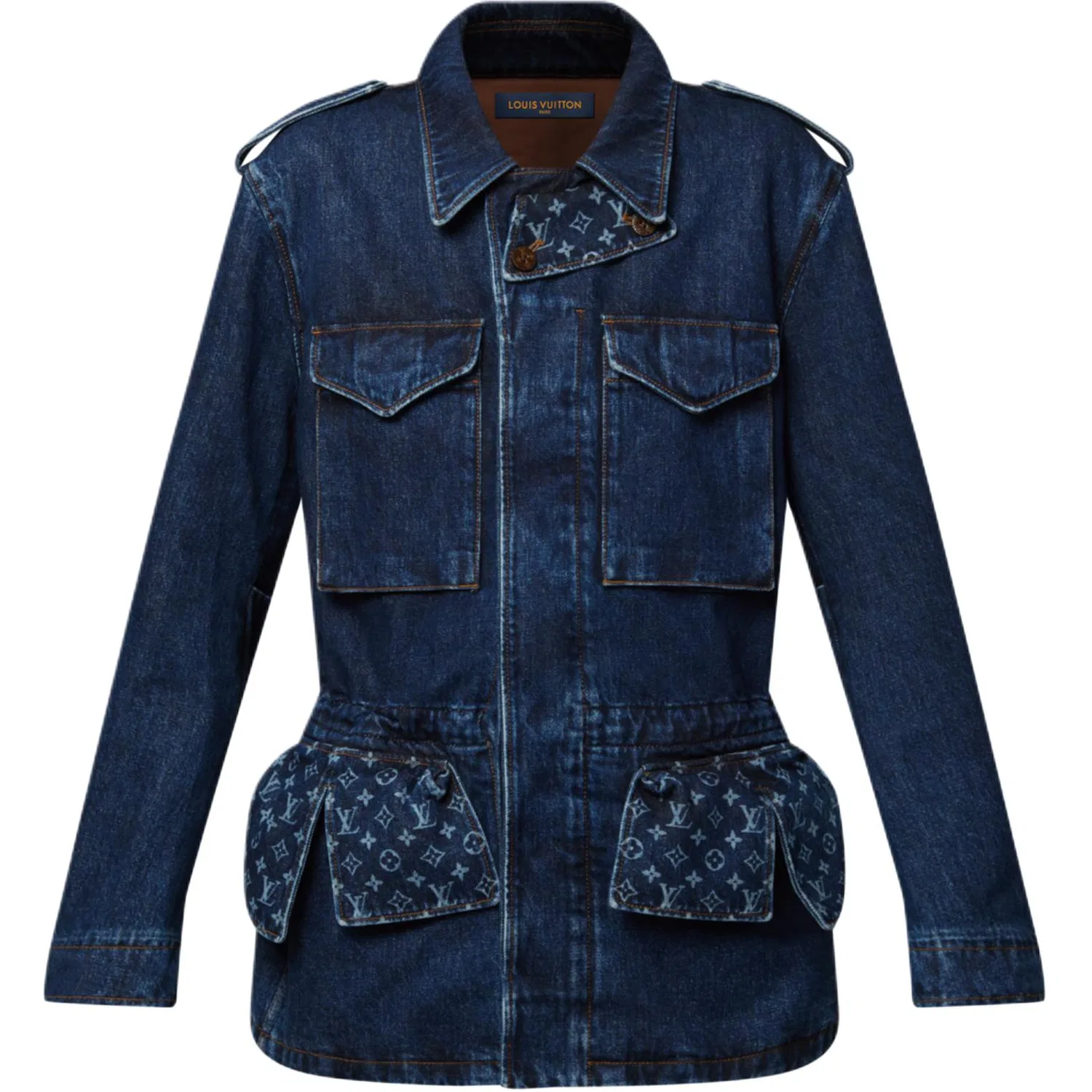 Джинсовая куртка женская SS26 LOUIS VUITTON, Blue
