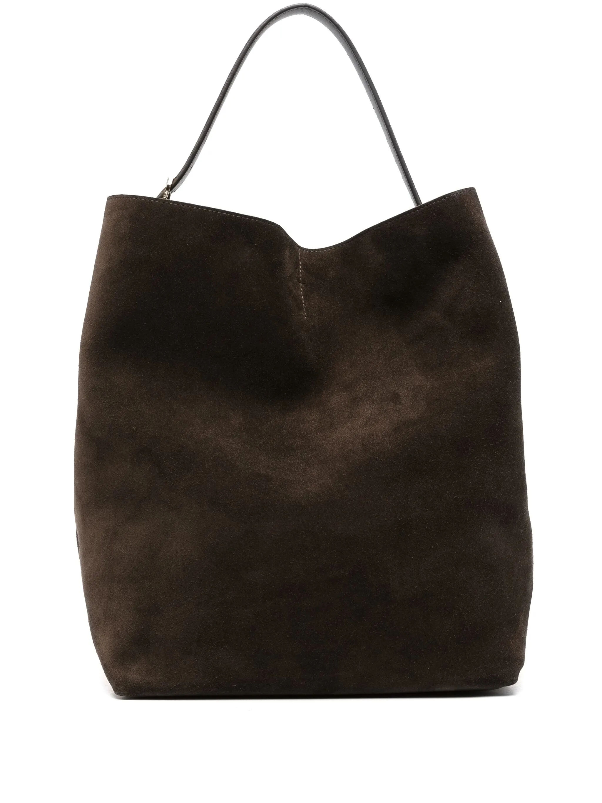 

Замшевая сумка на плечо с ремнем Toteme, коричневый