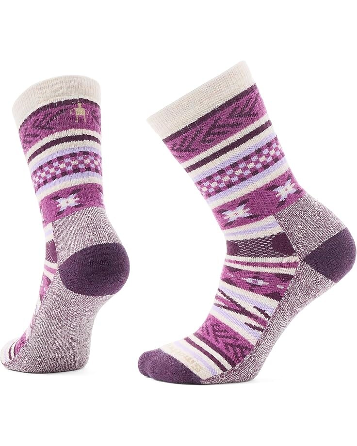 

Носки Smartwool Everyday Cabin Games Crew Socks, цвет Meadow Mauve