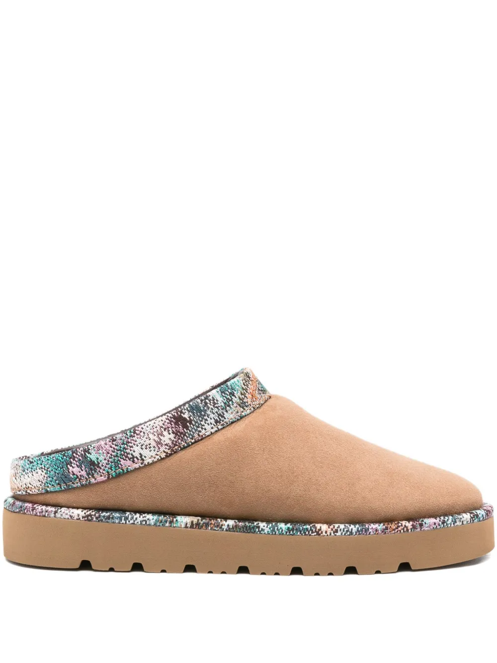 Слиперы с узором Missoni, нейтральный